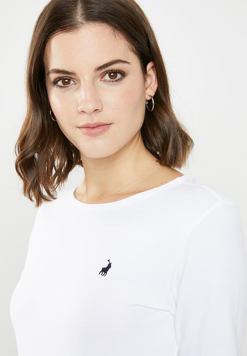 POLO - Emily small pony tee - white