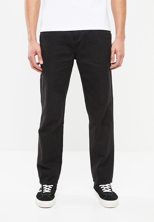 Superbalist - Tapered carpenter pants - black