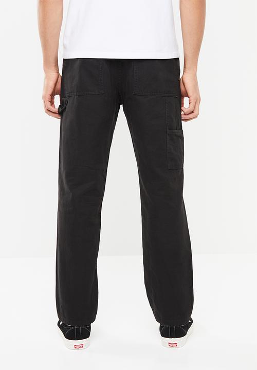 Superbalist - Tapered carpenter pants - black