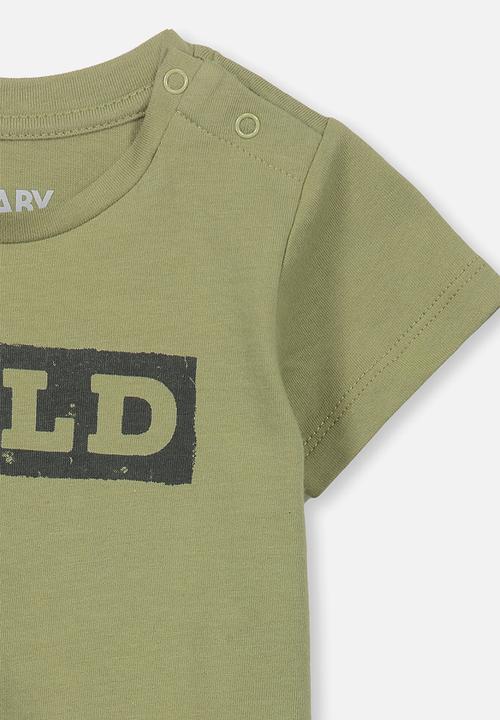 Cotton On - Jamie short sleeve tee - khaki