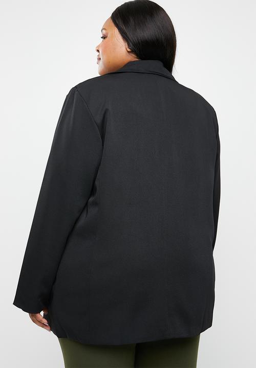 STYLE REPUBLIC PLUS - Boyfriend blazer -black