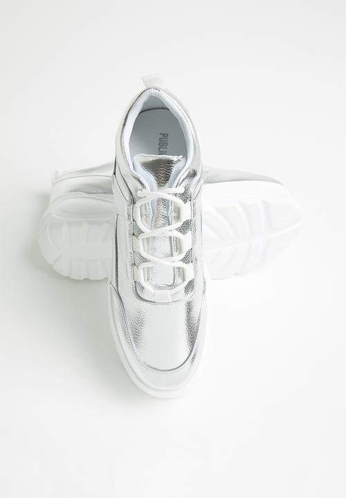 Public Desire - Rage sneaker - silver