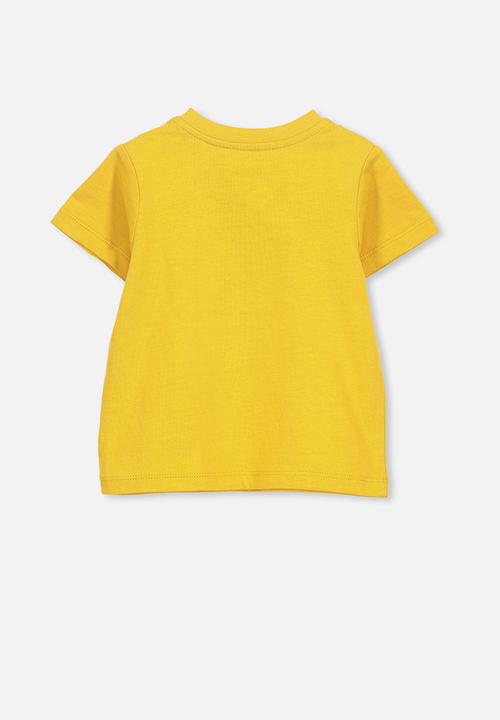 Cotton On - Jamie short sleeve tee - yellow
