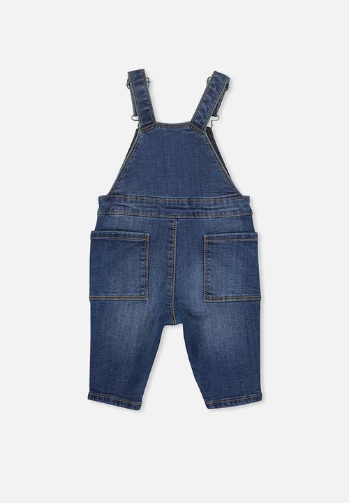 Cotton On - Bailey dungaree - blue