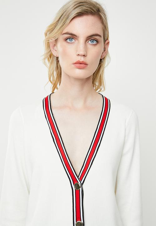 ONLY - Kaja 7/8 sleeve cardigan - white