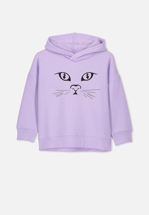 baby purple hoodie