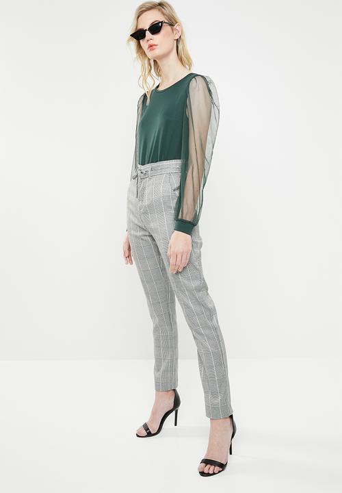 ONLY - Bonne long sleeve top - green