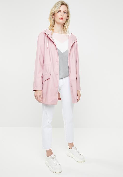 ONLY - Fine raincoat - pink 