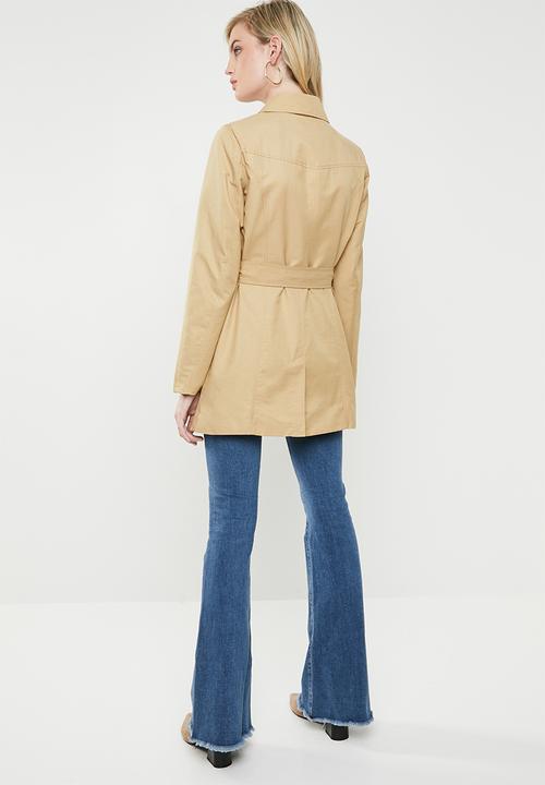 ONLY - Laura long trenchcoat - beige