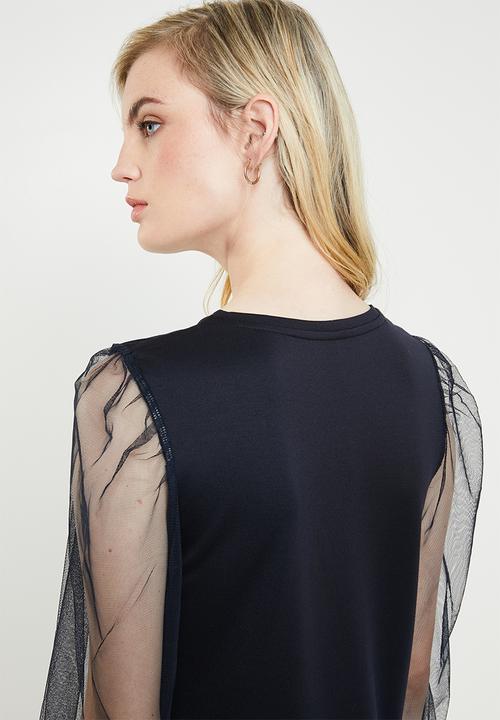 ONLY - Bonne long sleeve top - navy