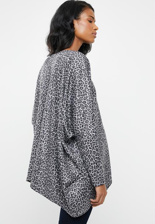 edit Maternity - Volume sweater - black & grey
