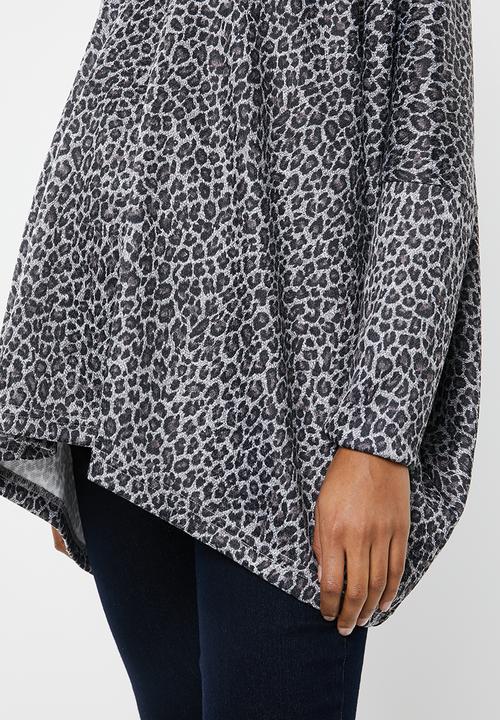 edit Maternity - Volume sweater - black & grey