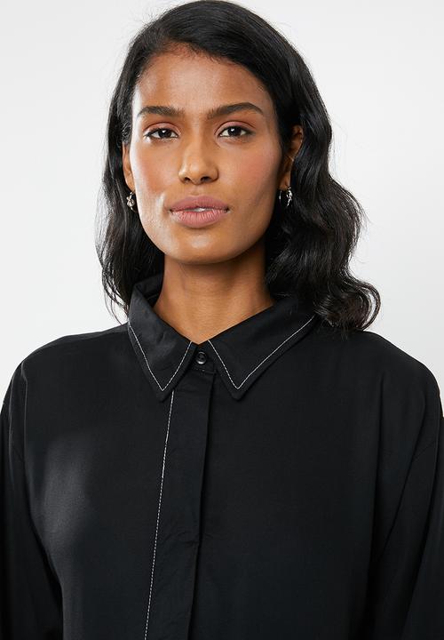 edit Maternity - Boxy fit shirt - black 