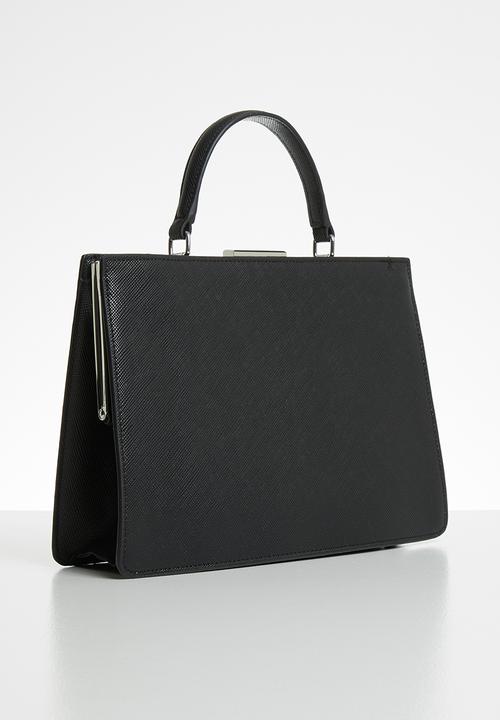 MANGO - Briefcase-style bag - black
