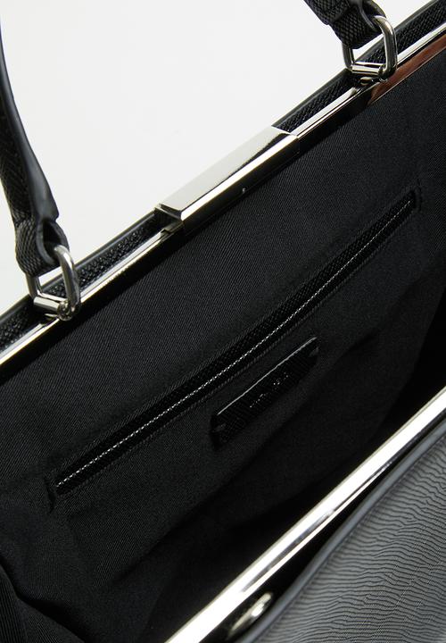 MANGO - Briefcase-style bag - black