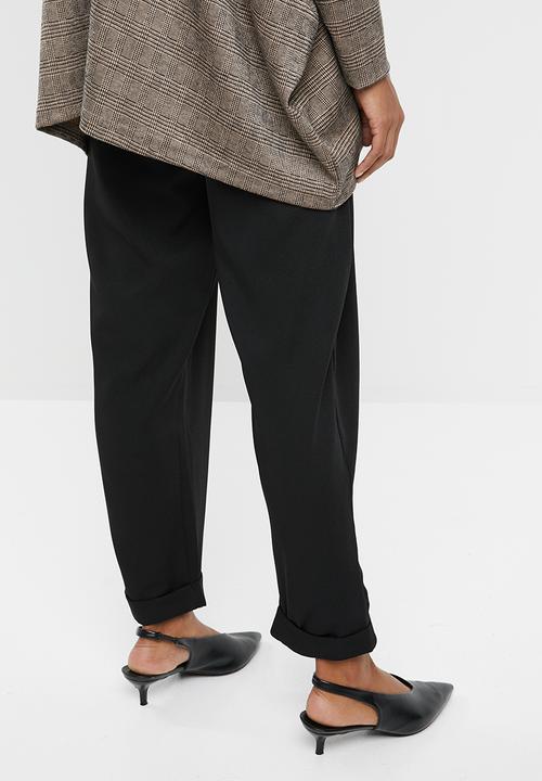 edit Maternity - Bow detail pant - black