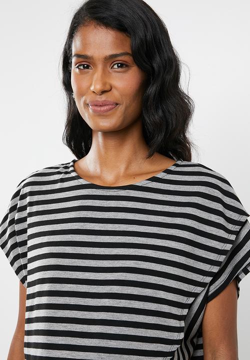 edit Maternity - Maternity T-shirt - black & grey