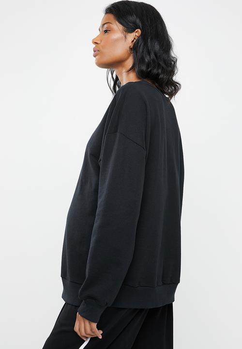 edit Maternity - Crew neck sweater - black