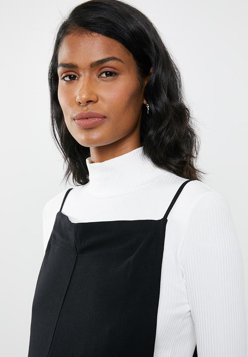 edit Maternity - Wide leg jumpsuit - black