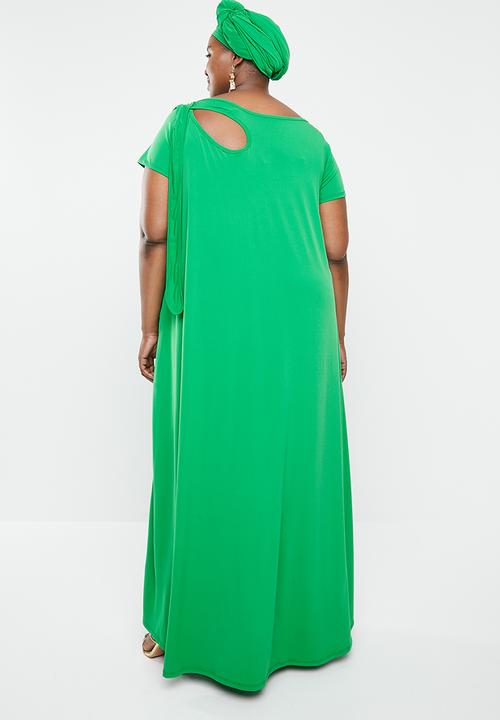 Plus-Fab - Watamu dress - green
