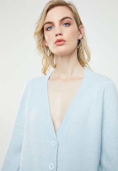Vero Moda - Dalo long sleeve V-neck cardigan - blue