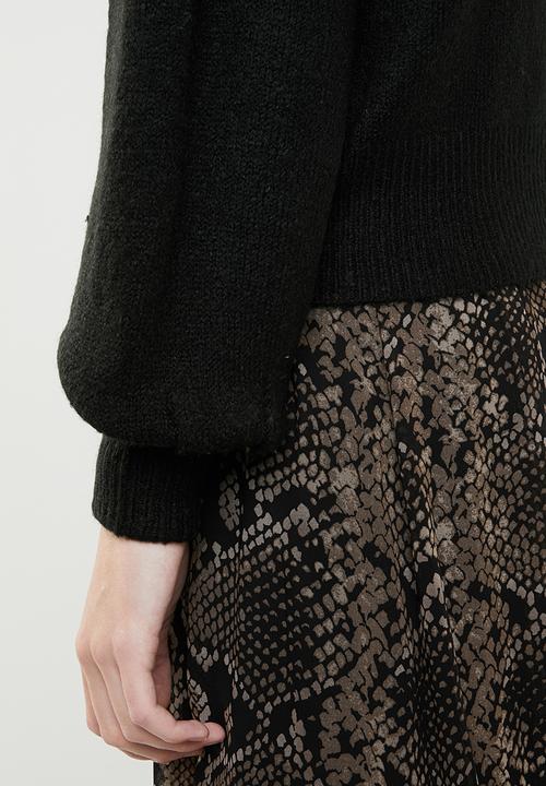 Vero Moda - Dalo long sleeve V-neck cardigan - black