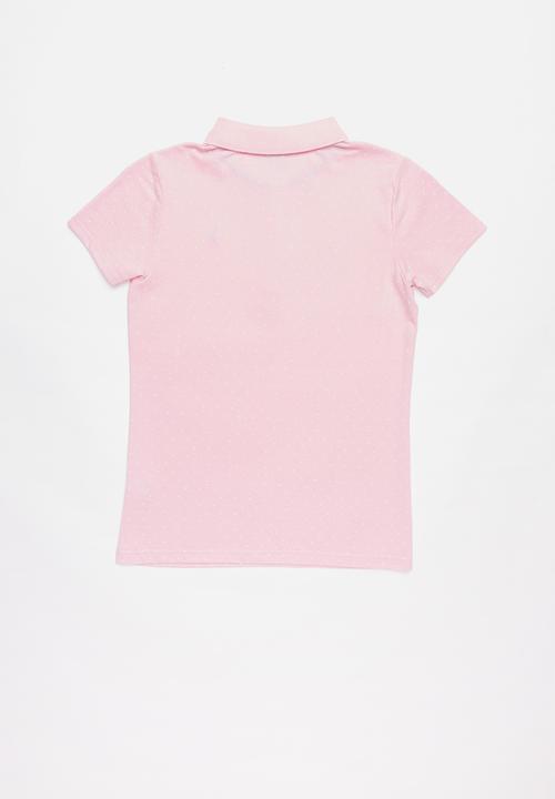 POLO - Zoe printed golfer - pink 