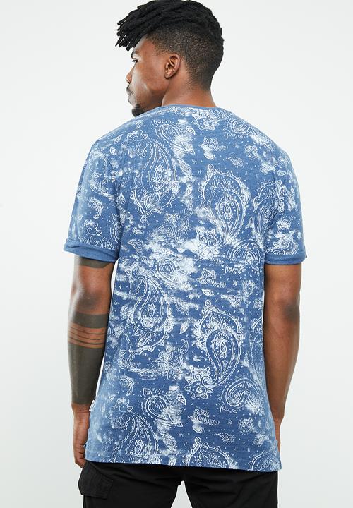 Only & Sons - Glen short sleeve tee - blue