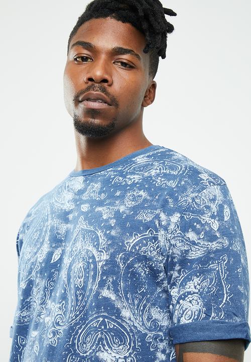 Only & Sons - Glen short sleeve tee - blue