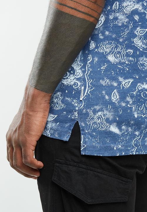 Only & Sons - Glen short sleeve tee - blue
