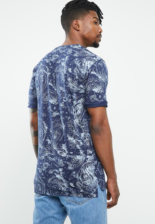 Only & Sons - Glen short sleeve tee - blue 