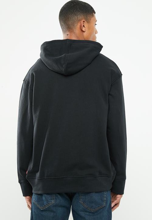 Levi’s® - Oversized graphic hoodie boxtab po - black