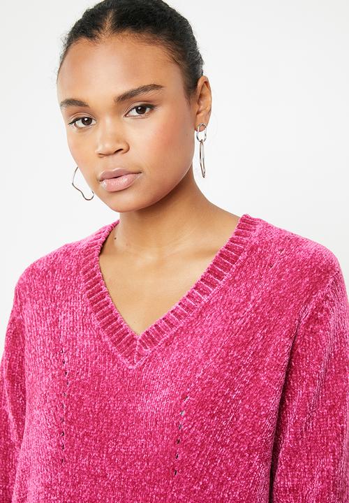 Jacqueline de Yong - Long sleeve pullover - pink