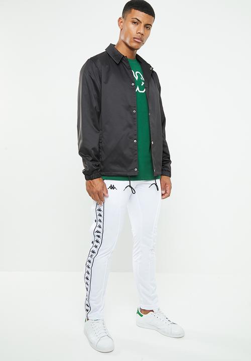 KAPPA - Banda Astoria snap pants - white
