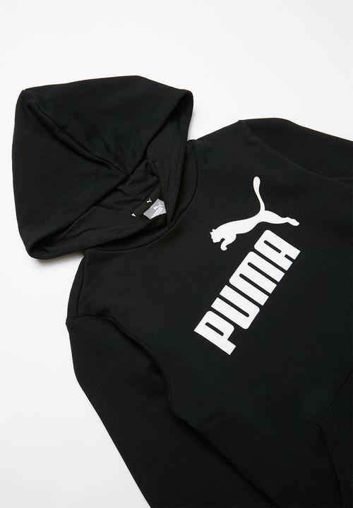 PUMA - ESS logo hoodie  - black