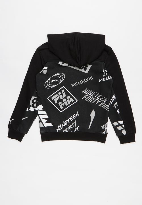 PUMA - Long sleeve  hoodie - black