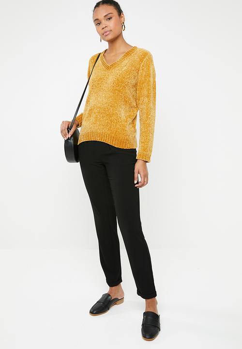Jacqueline de Yong - Long sleeve pullover - gold