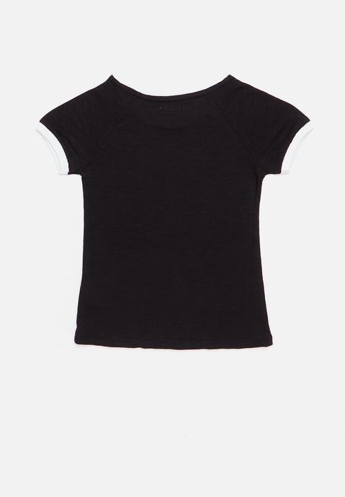 GUESS - Short sleeve tri tee - black