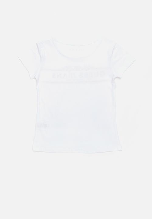 GUESS - Short sleeve royals tee - white 