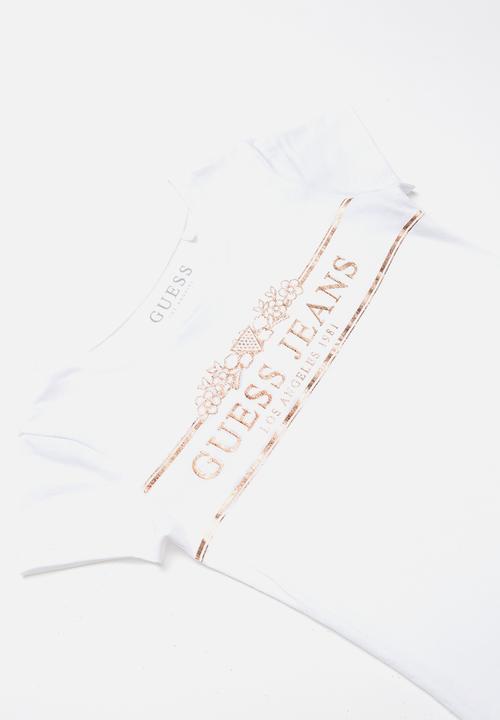GUESS - Short sleeve royals tee - white 