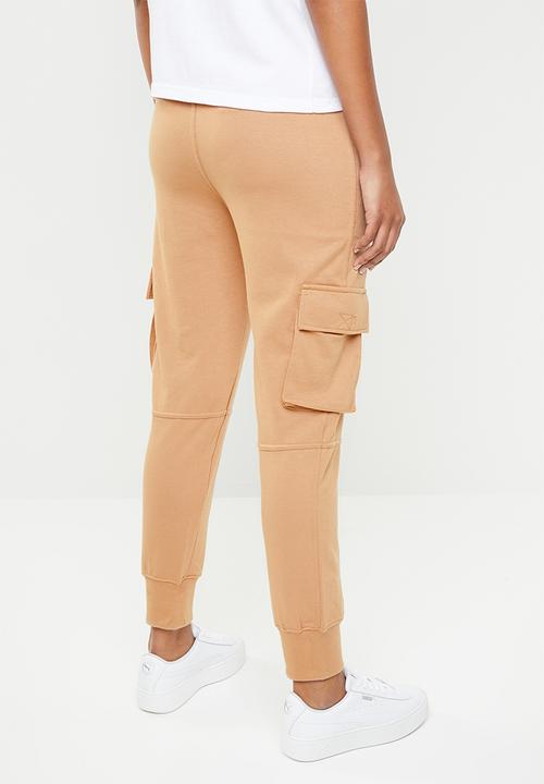 Missguided - Utility pocket cargo trousers - brown 