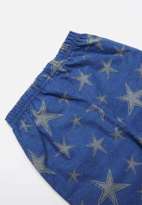 Pop Candy - Full flannel pyjamas - blue