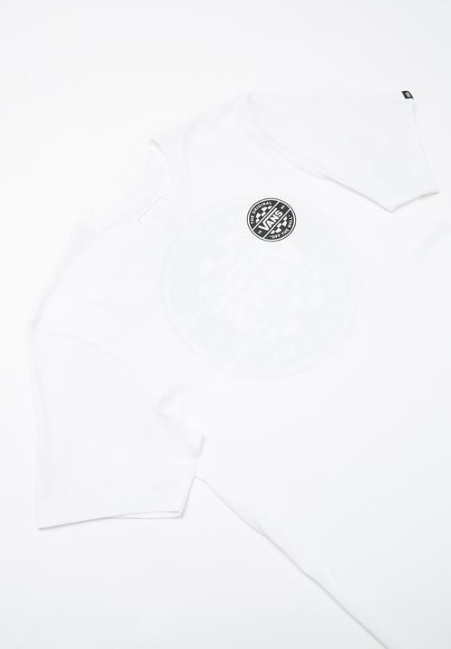 Vans - Checker co. short sleeve boys - white & black