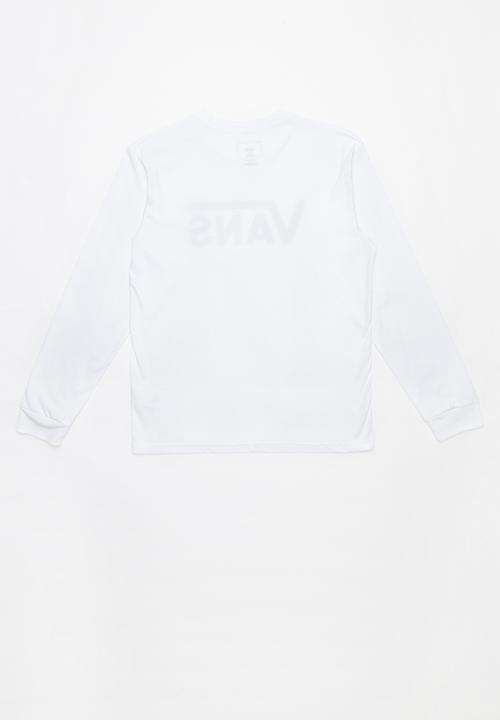 Vans - Vans classic long sleeve boys - white & black