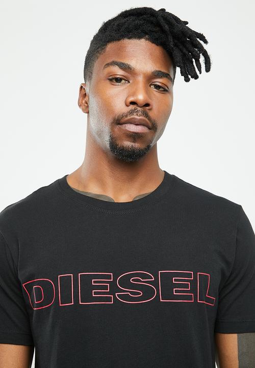 Diesel  - Umlt-jake short sleeve tee - black