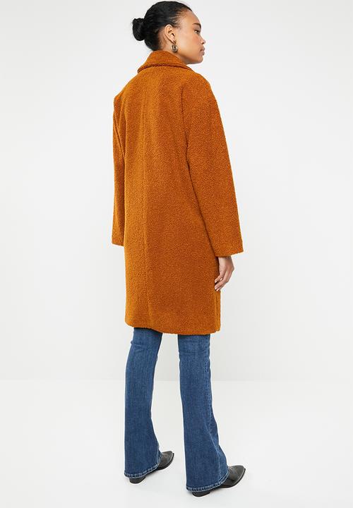 Superbalist - Teddy coat - rust