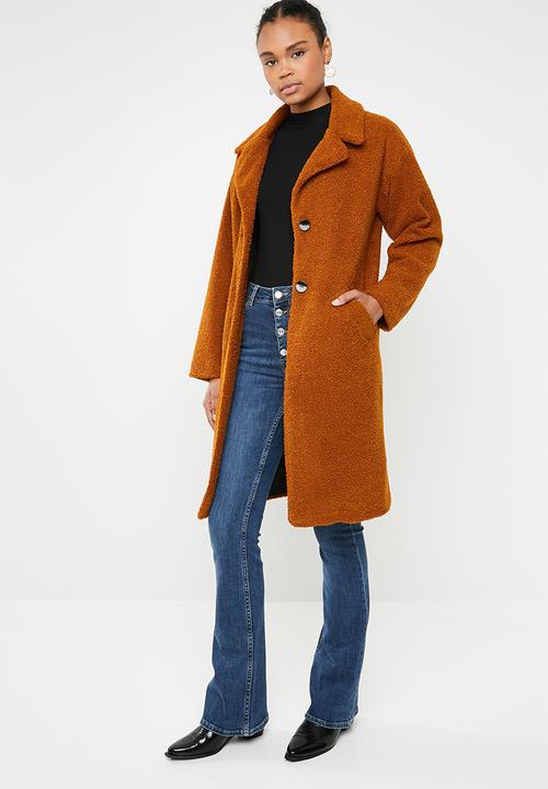 Superbalist - Teddy coat - rust