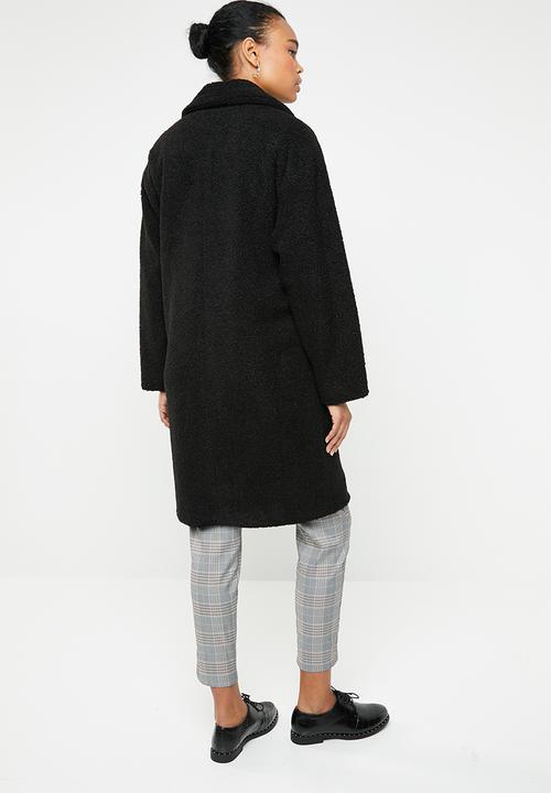 Superbalist - Teddy coat - black