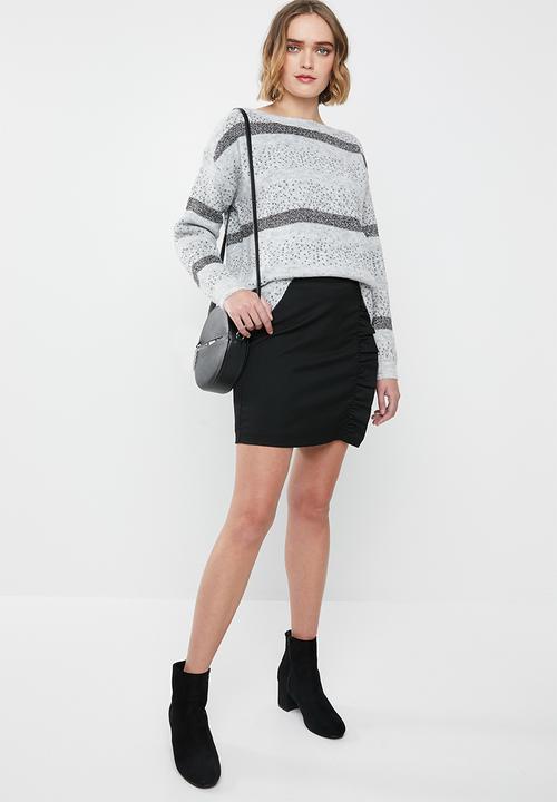 Vero Moda - Richa ginger boatneck knit - grey