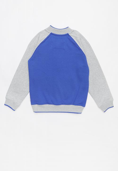 Quiksilver - Power slash bomber youth - grey & blue
